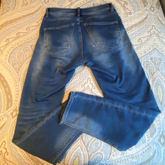 Jed North premium stretch fitted jeans - blue - Picture 2 of 3